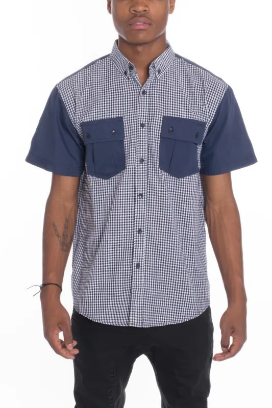 Men's Casual Short Sleeve Button Down Shirts sold by Unique Kulture
