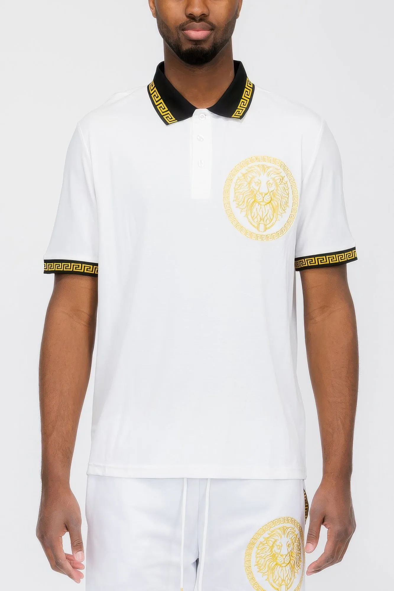 Lion Head Polo Shirt sold by Unique Kulture