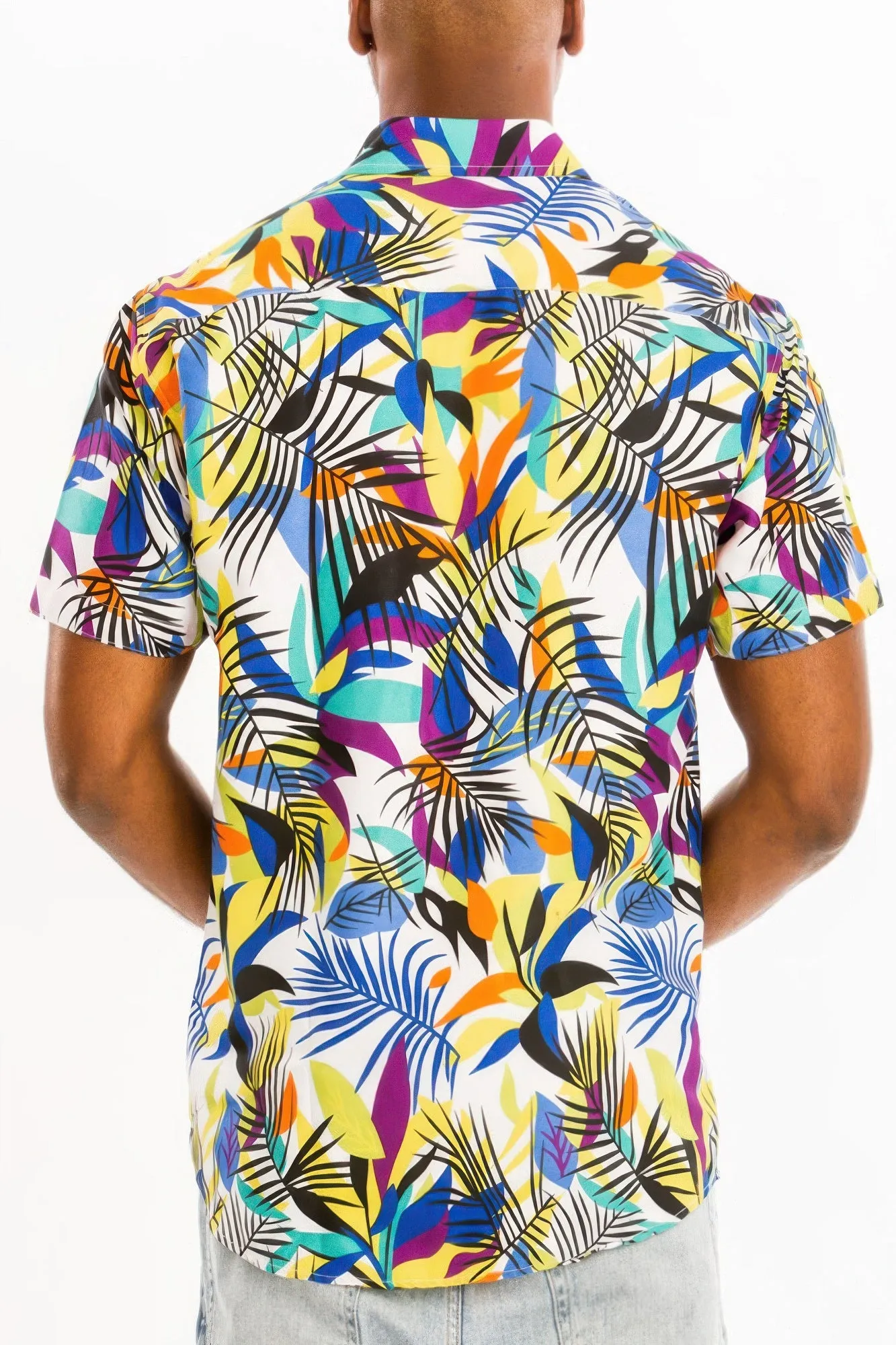 Hawaiian Print Button Down Shirt sold by Unique Kulture product image thumbnail 3