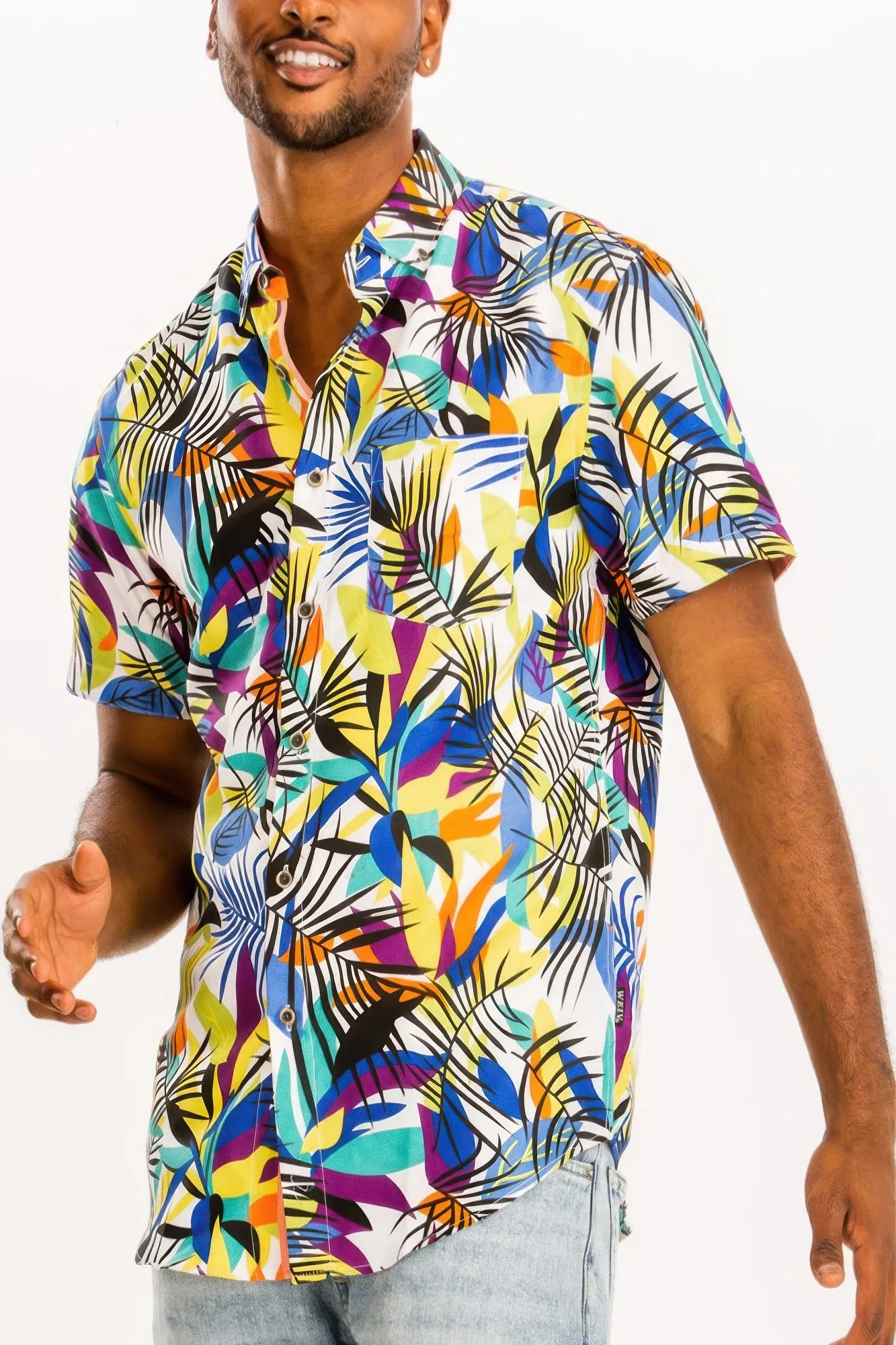 Hawaiian Print Button Down Shirt sold by Unique Kulture product image thumbnail 2