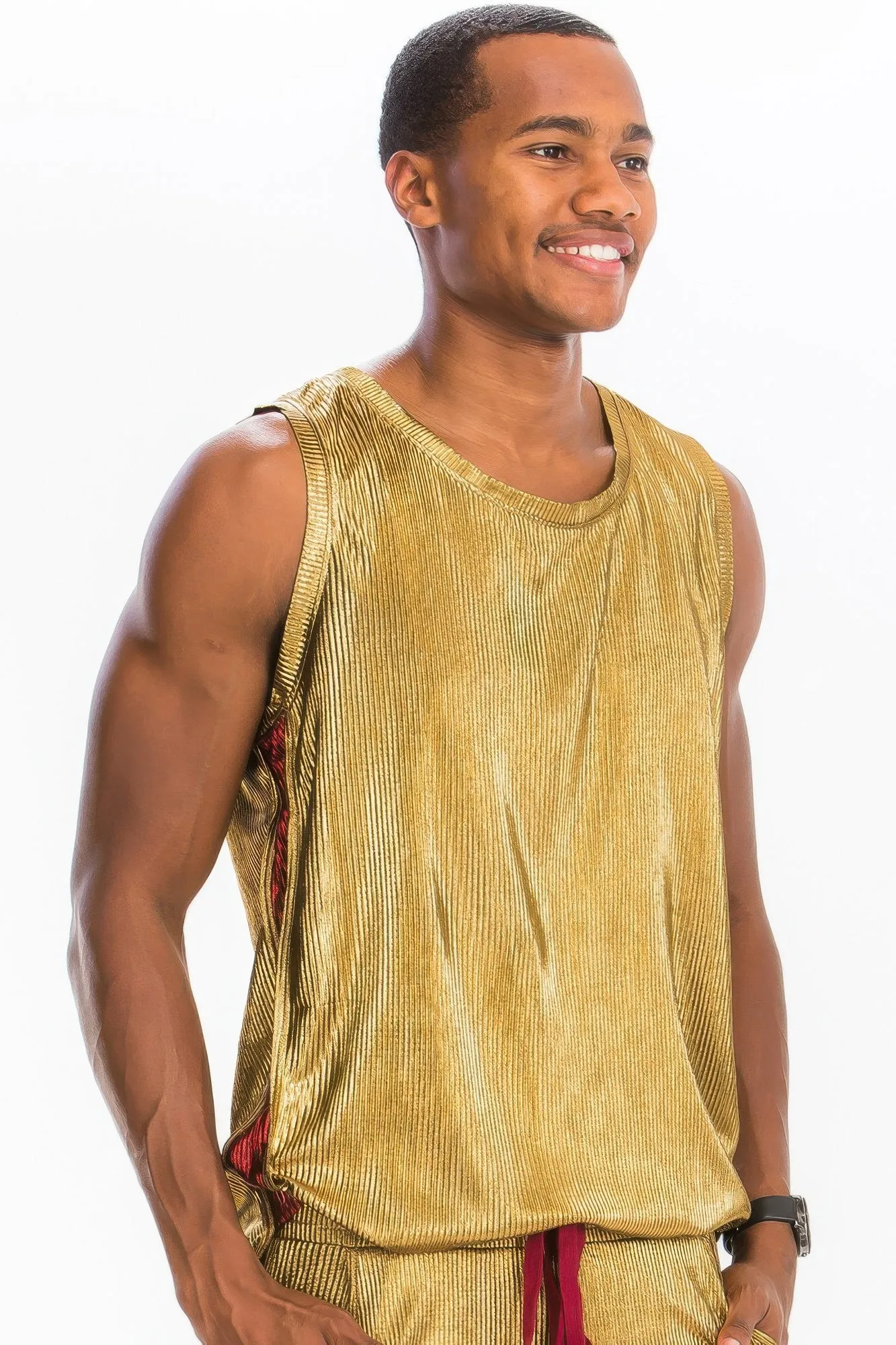 Metallic Flick Tank Top sold by Unique Kulture product image thumbnail 3