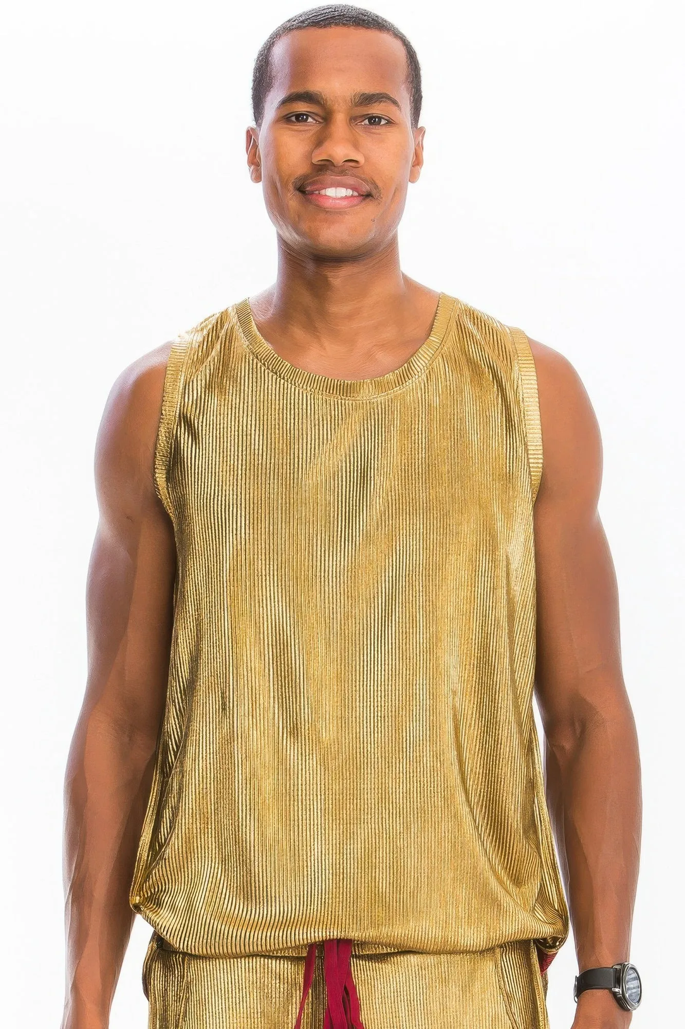 Metallic Flick Tank Top sold by Unique Kulture