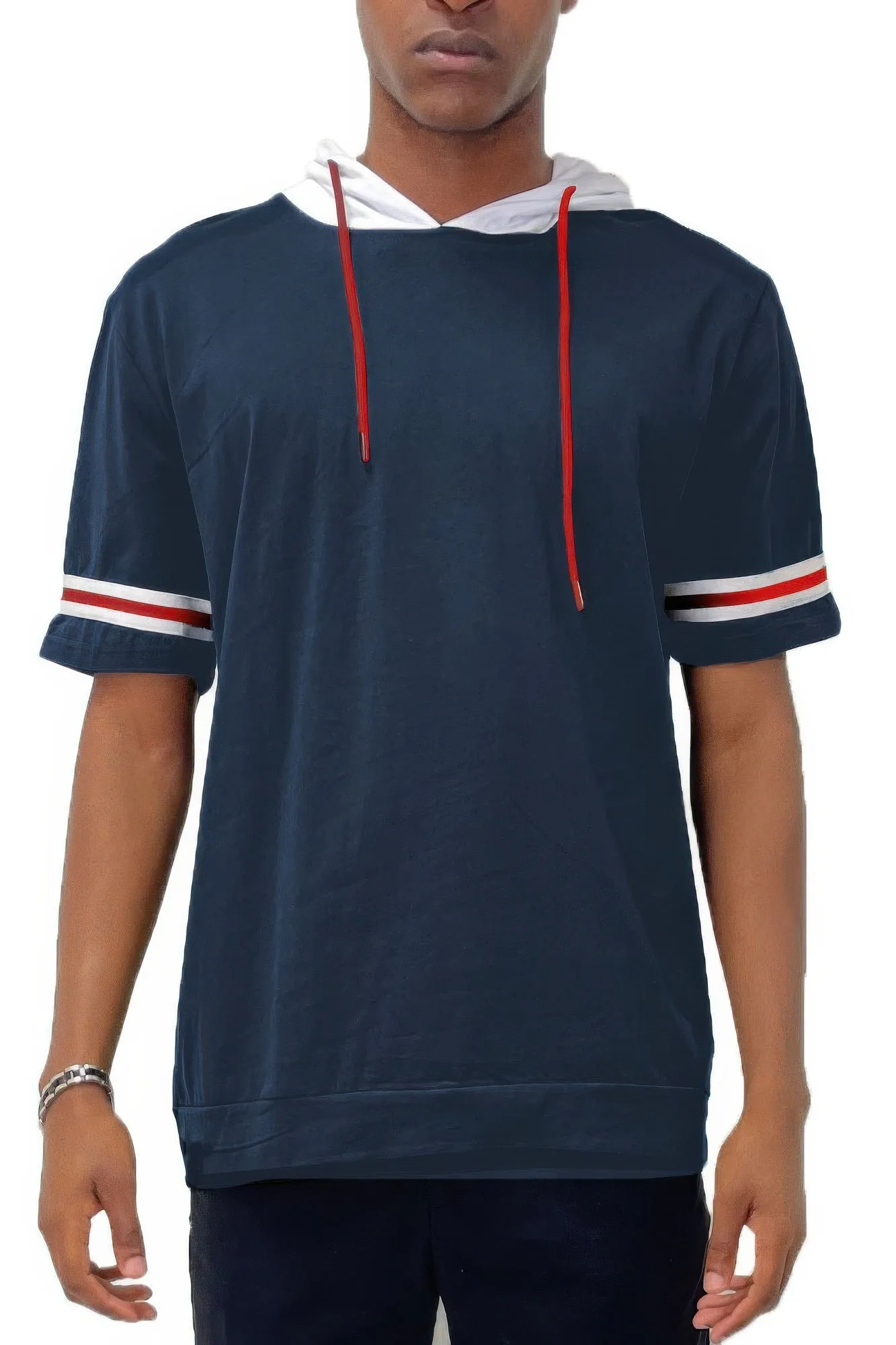 Mens Short Sleeve Hooded Tshirt sold by Unique Kulture product image thumbnail 5