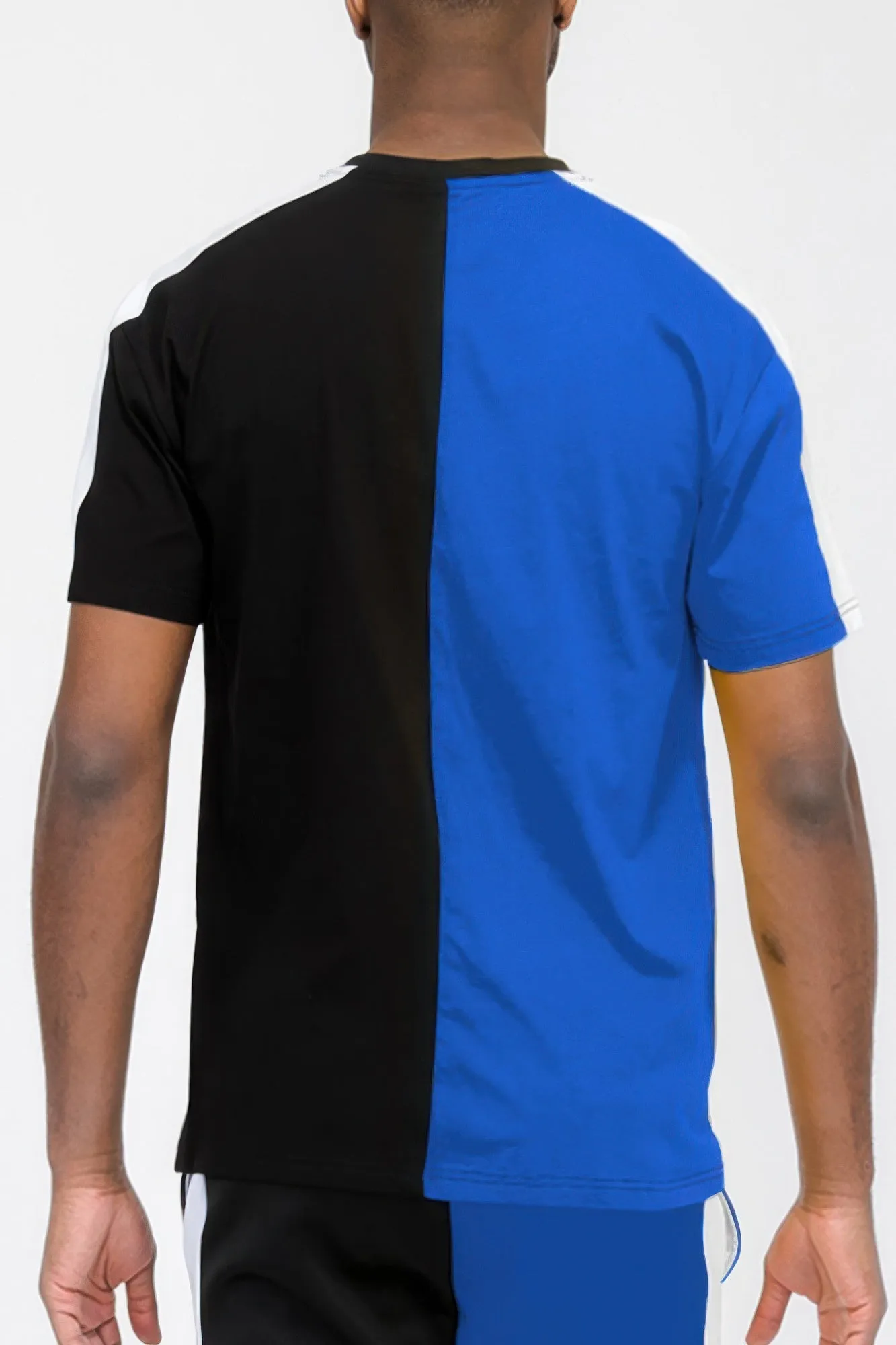 Two Tone Color Block Short Sleeve Tshirt sold by Unique Kulture product image thumbnail 2