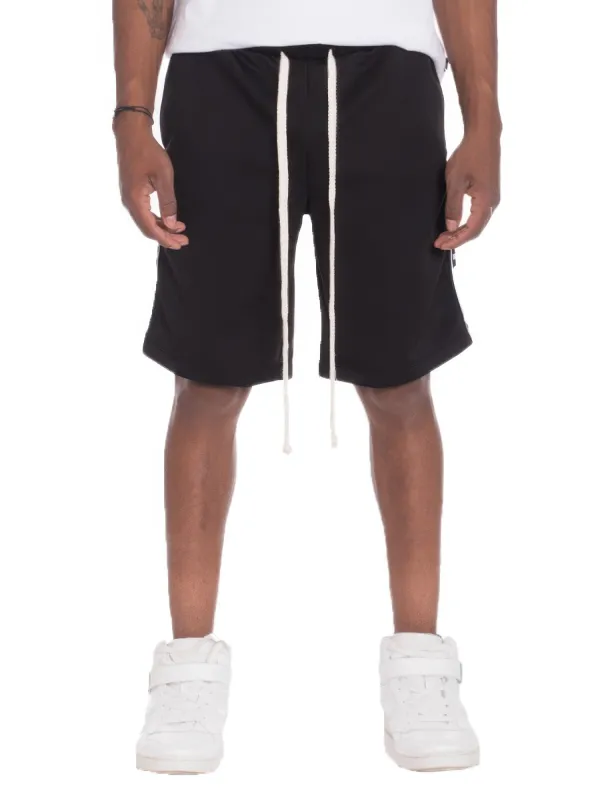 Mens Checkered Stripe Track Shorts made by Unique Kulture