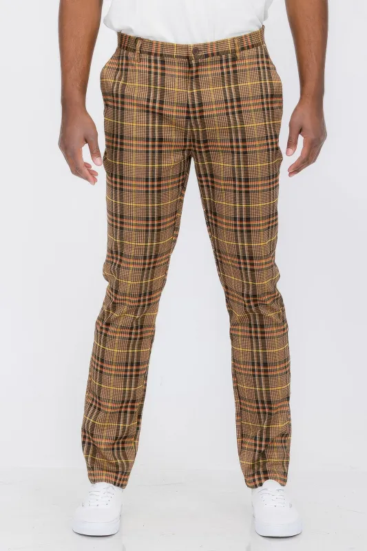 Mens Plaid Trouser Pants sold by Unique Kulture