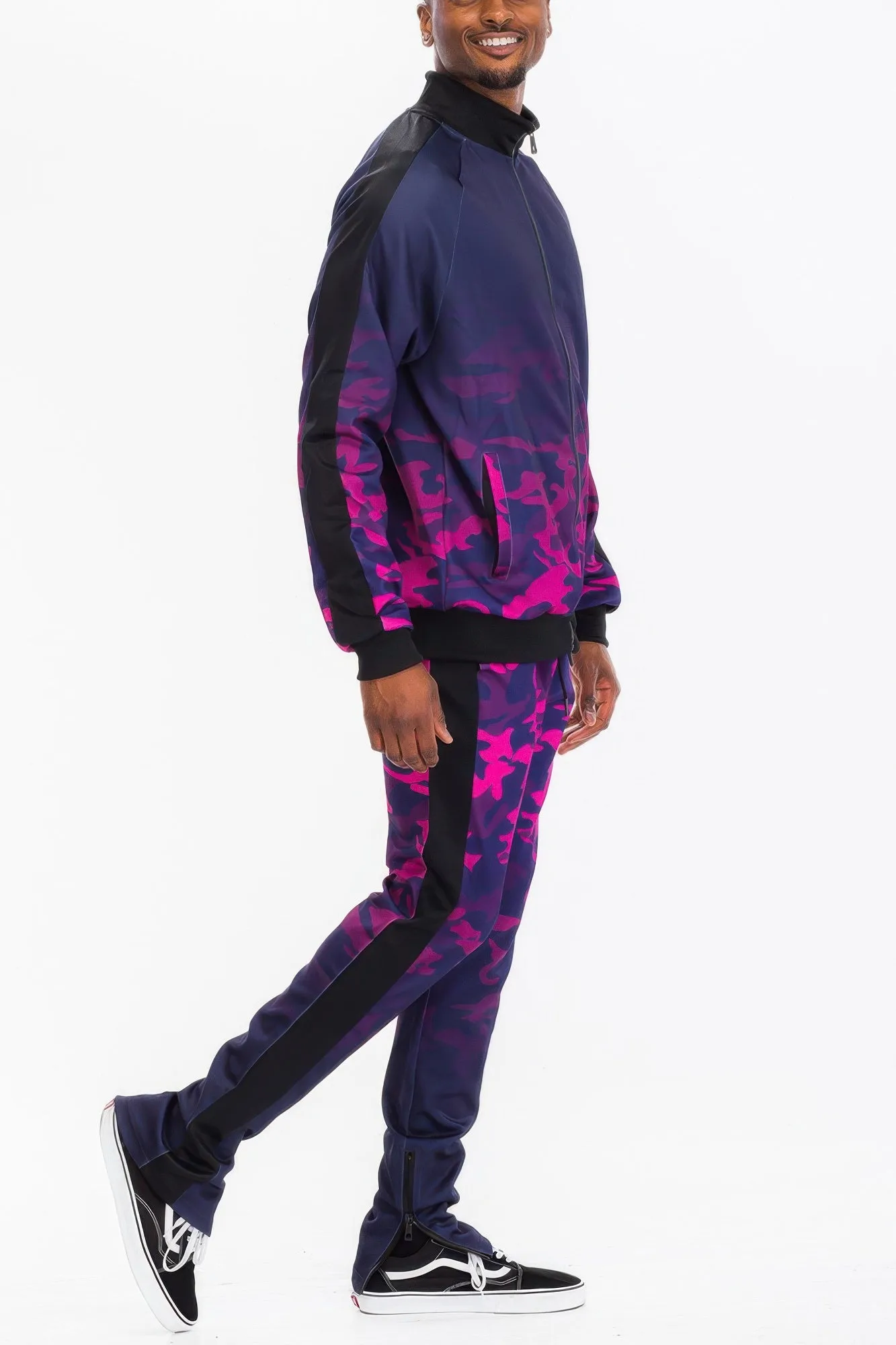 Mens Camo Ombre Print Track Pants sold by Unique Kulture product image thumbnail 2