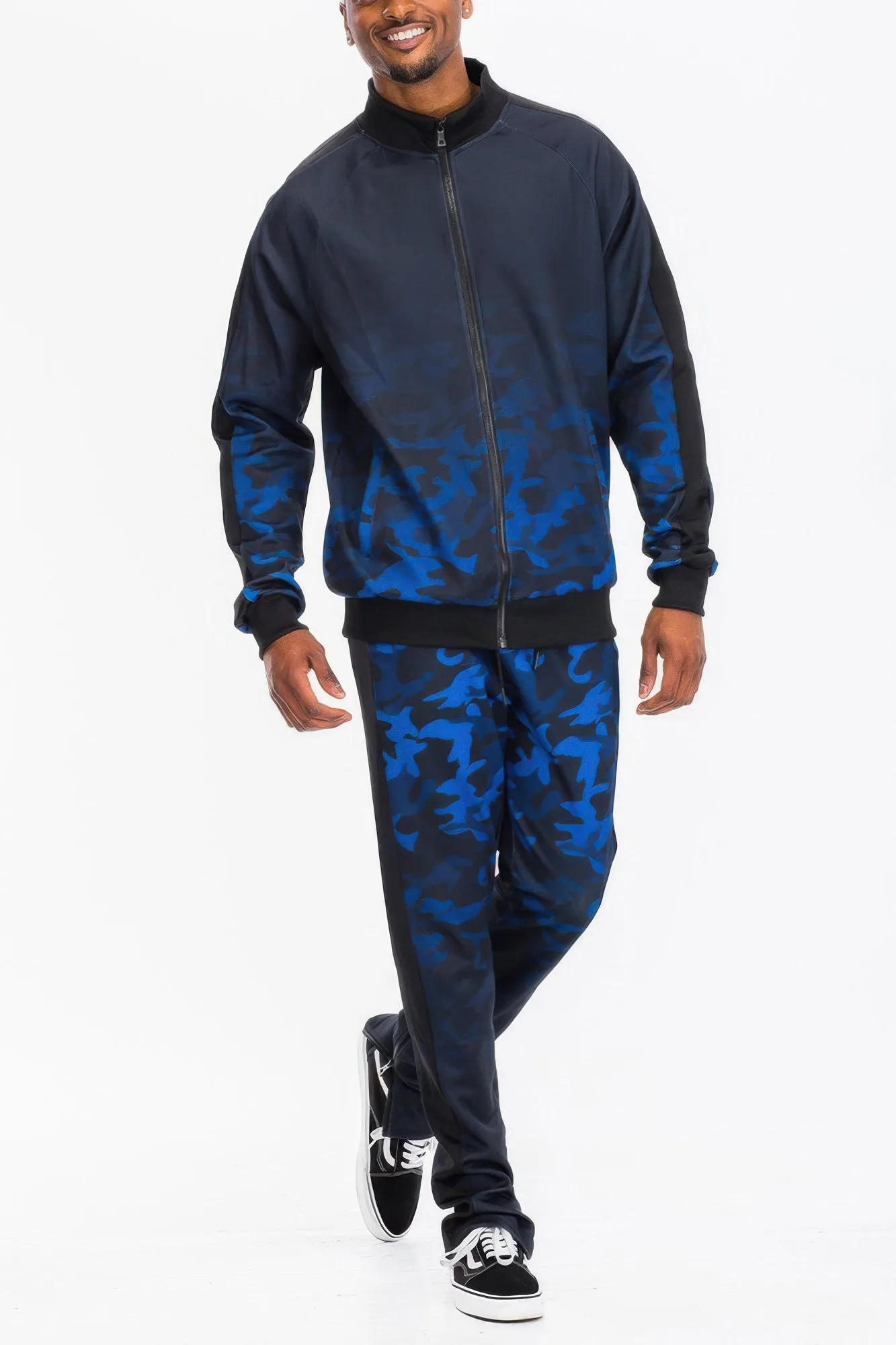 Mens Camo Ombre Print Track Pants sold by Unique Kulture product image thumbnail 4