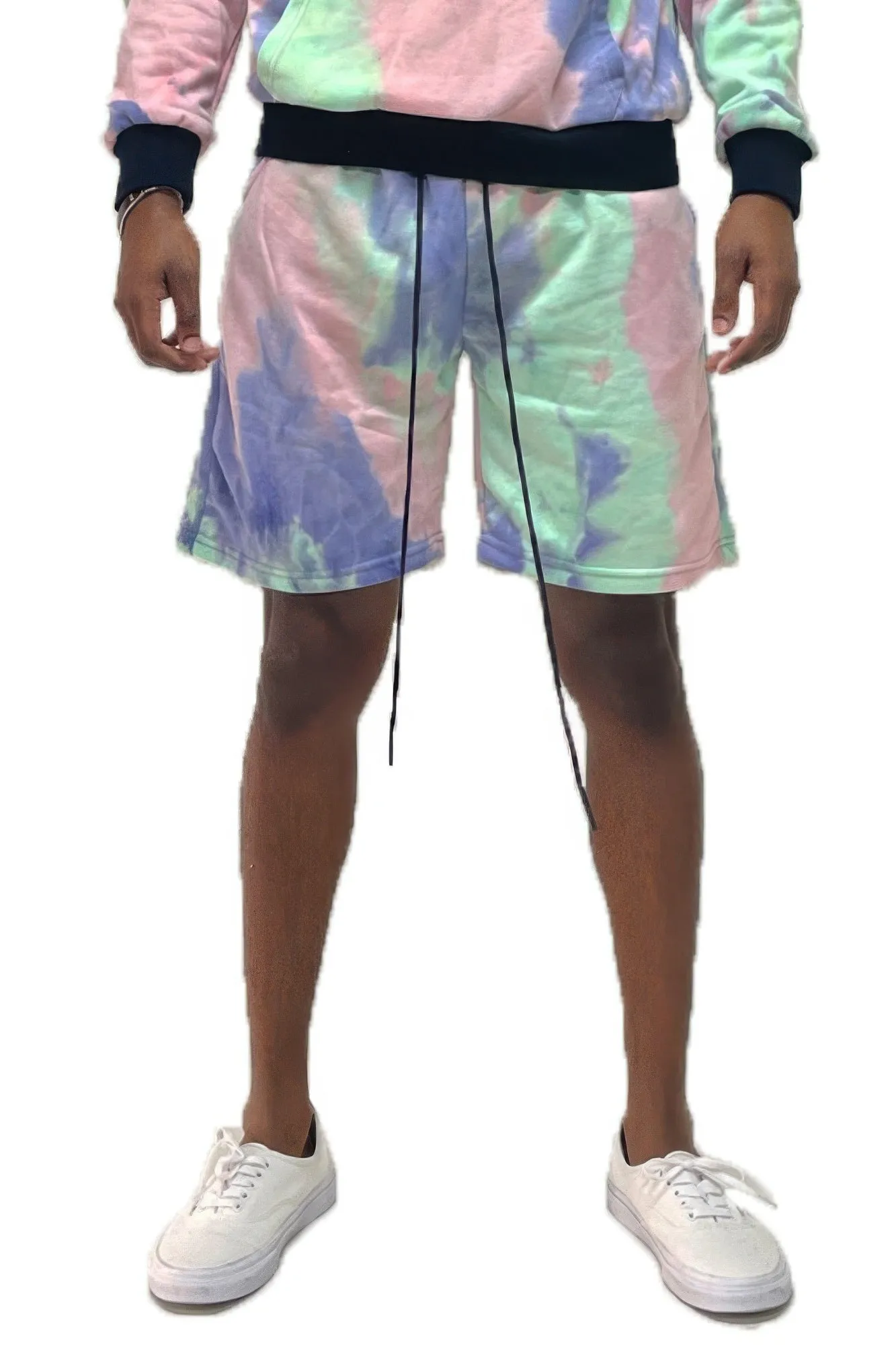 Mens Tye Dye Sweat Shorts sold by Unique Kulture product image thumbnail 5