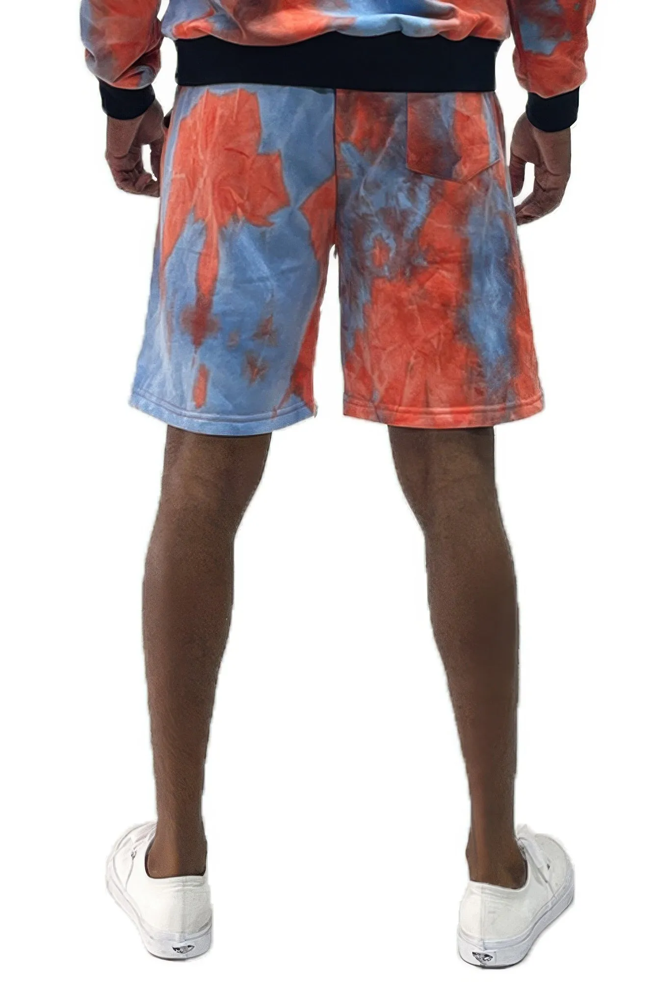 Mens Tye Dye Sweat Shorts sold by Unique Kulture product image thumbnail 3