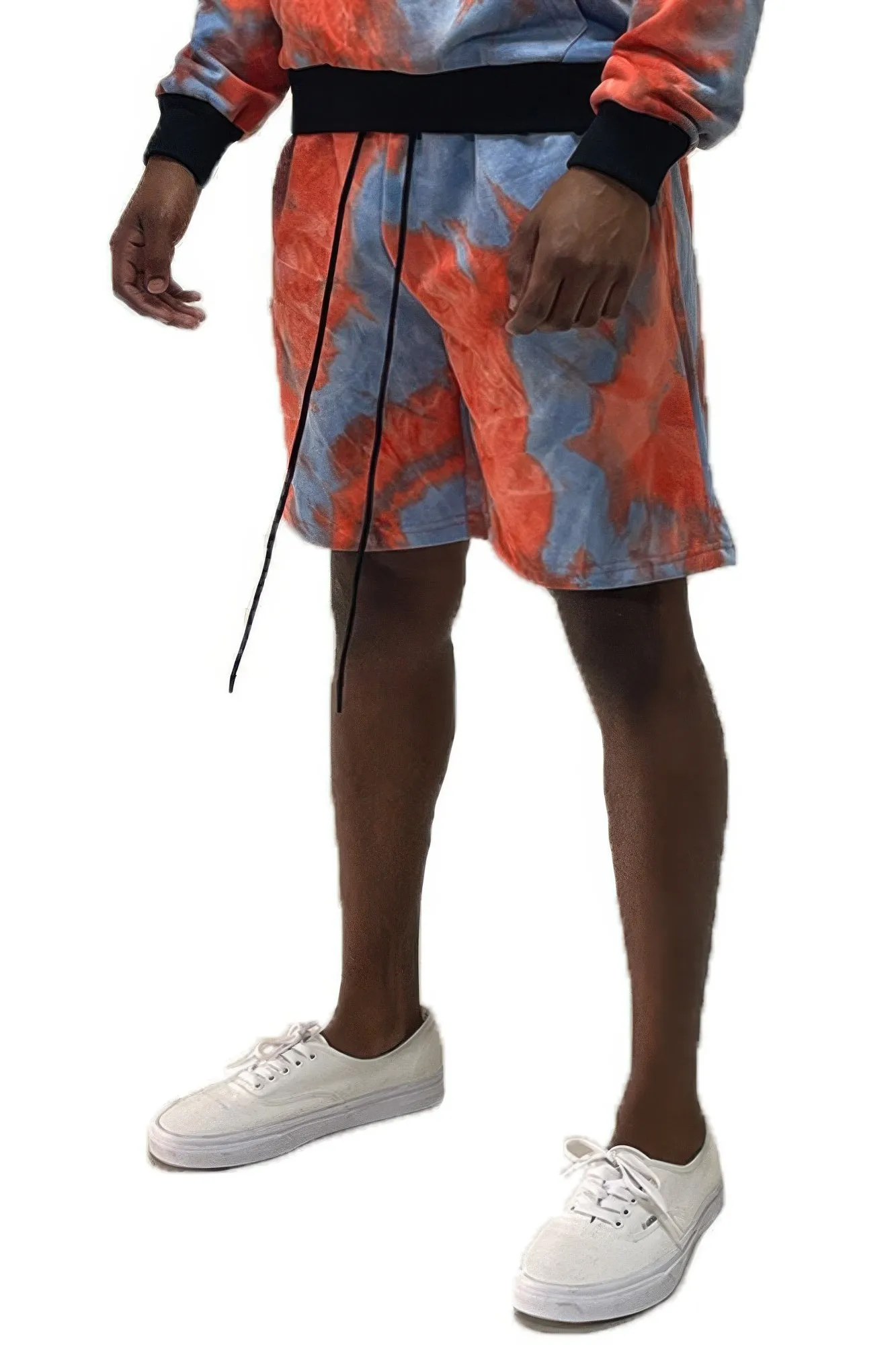Mens Tye Dye Sweat Shorts sold by Unique Kulture product image thumbnail 2