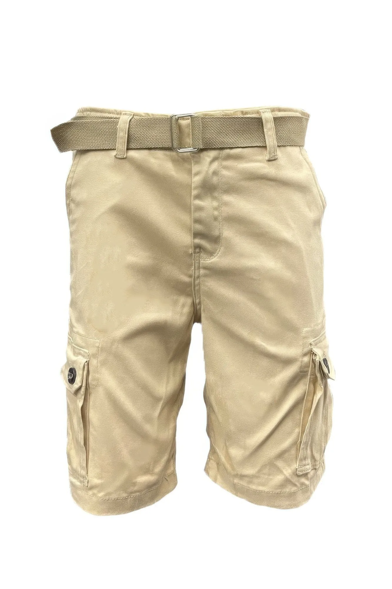 Mens Belted Cargo Shorts With Pockets sold by Unique Kulture product image thumbnail 4