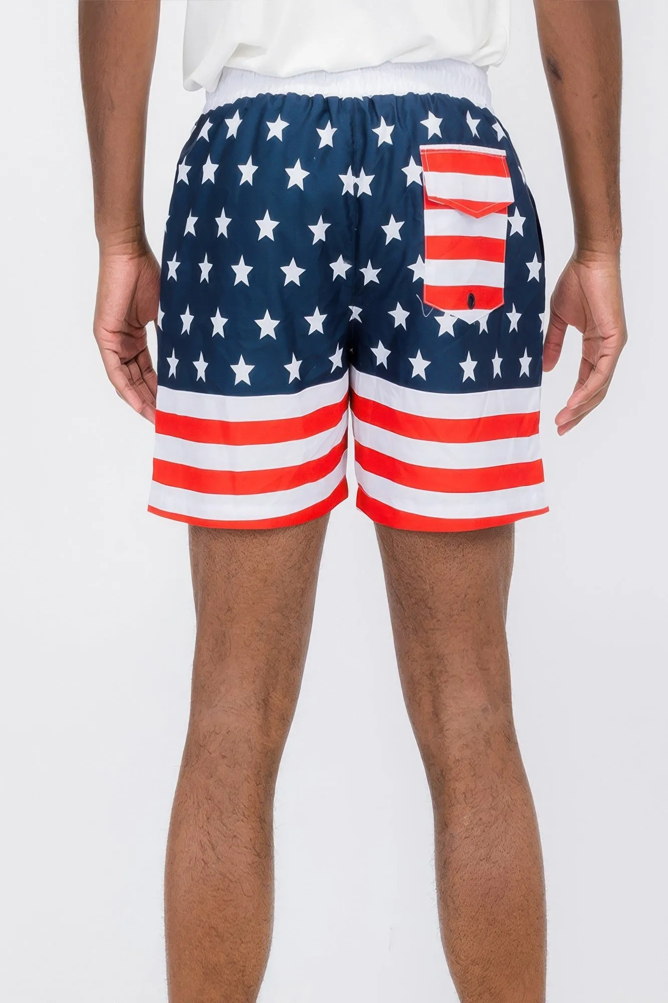 Team Usa Flag Swim Shorts sold by Unique Kulture product image thumbnail 4
