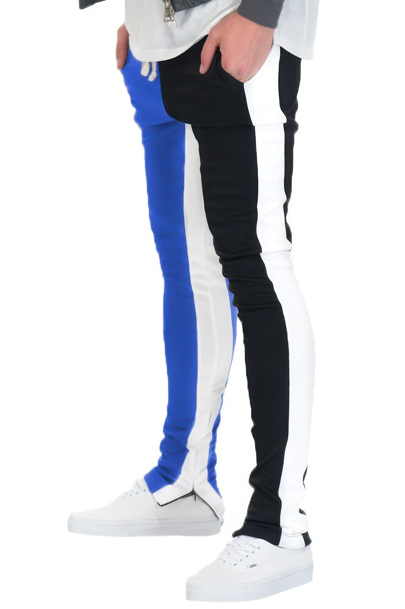 Two Tone Color Block Track Pant Jogger sold by Unique Kulture product image thumbnail 2