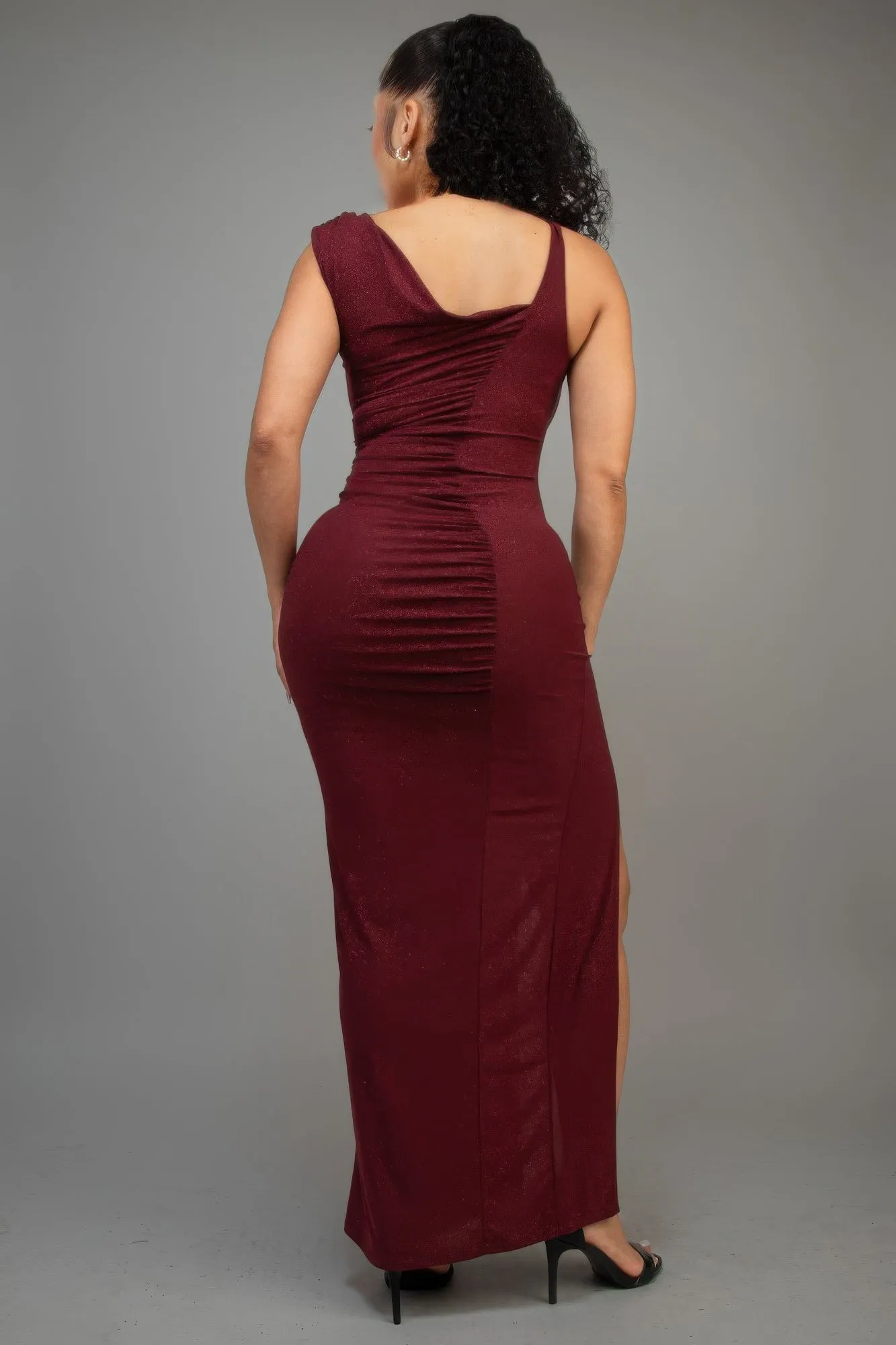 Glitter Slitted Dress sold by Unique Kulture product image thumbnail 5