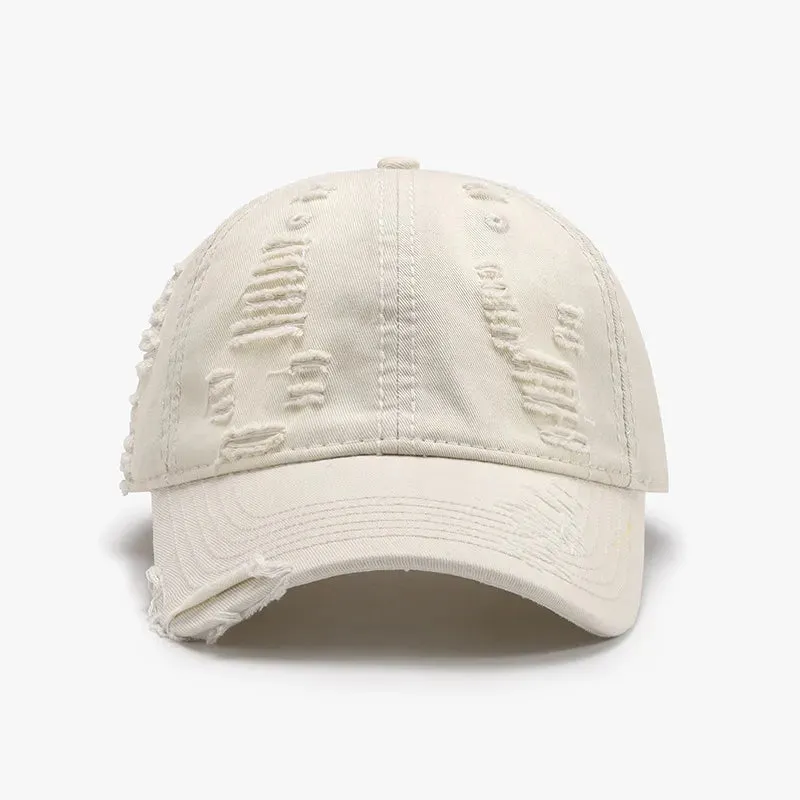 Distressed Adjustable Cotton Baseball Cap sold by Unique Kulture product image thumbnail 3