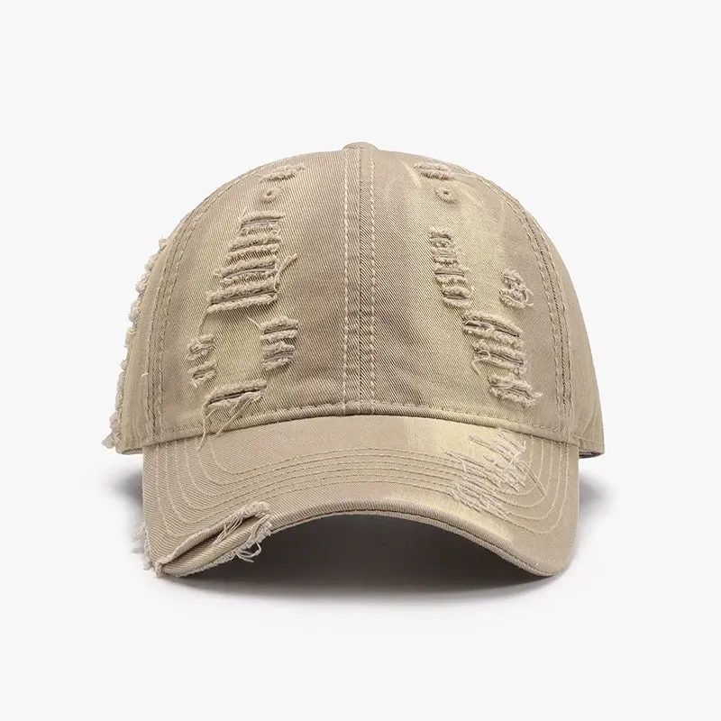 Distressed Adjustable Cotton Baseball Cap sold by Unique Kulture product image thumbnail 2