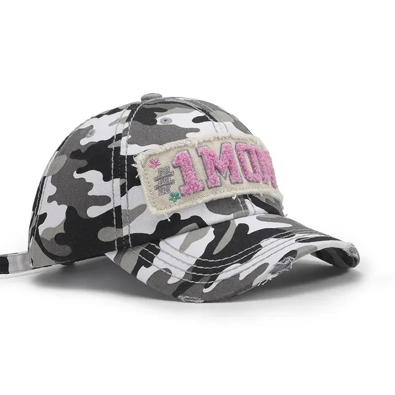Letter Adjustable Cotton Baseball Cap sold by Unique Kulture product image thumbnail 4