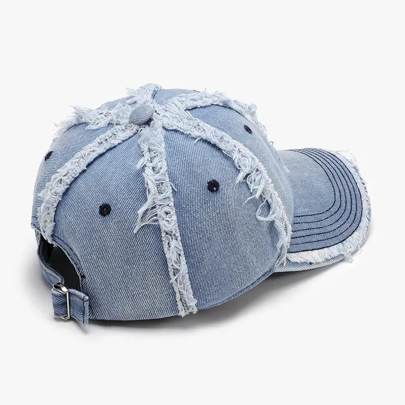 Raw Hem Cotton Baseball Cap sold by Unique Kulture product image thumbnail 3