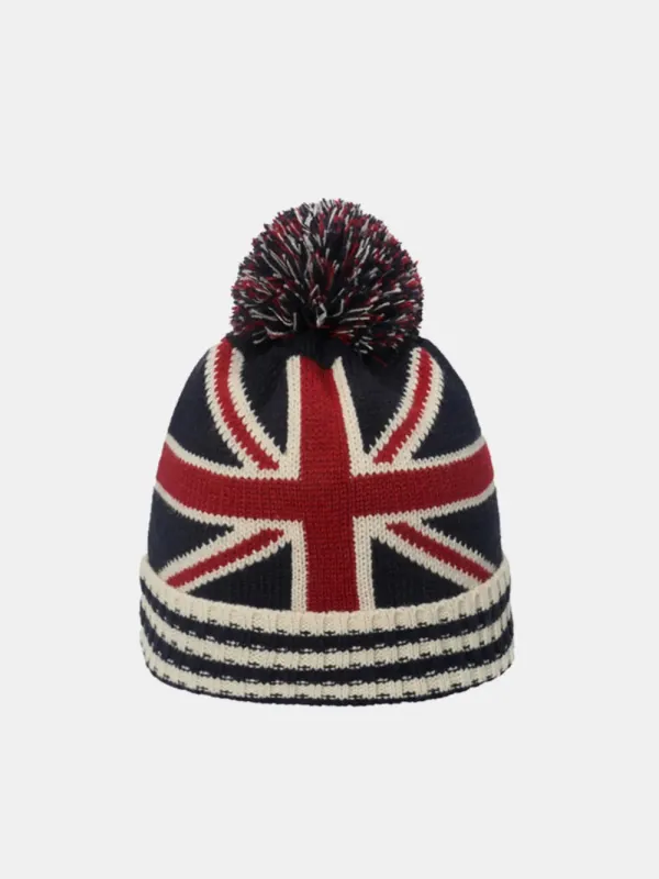Roll Rim US Flag Knit Hat sold by Unique Kulture