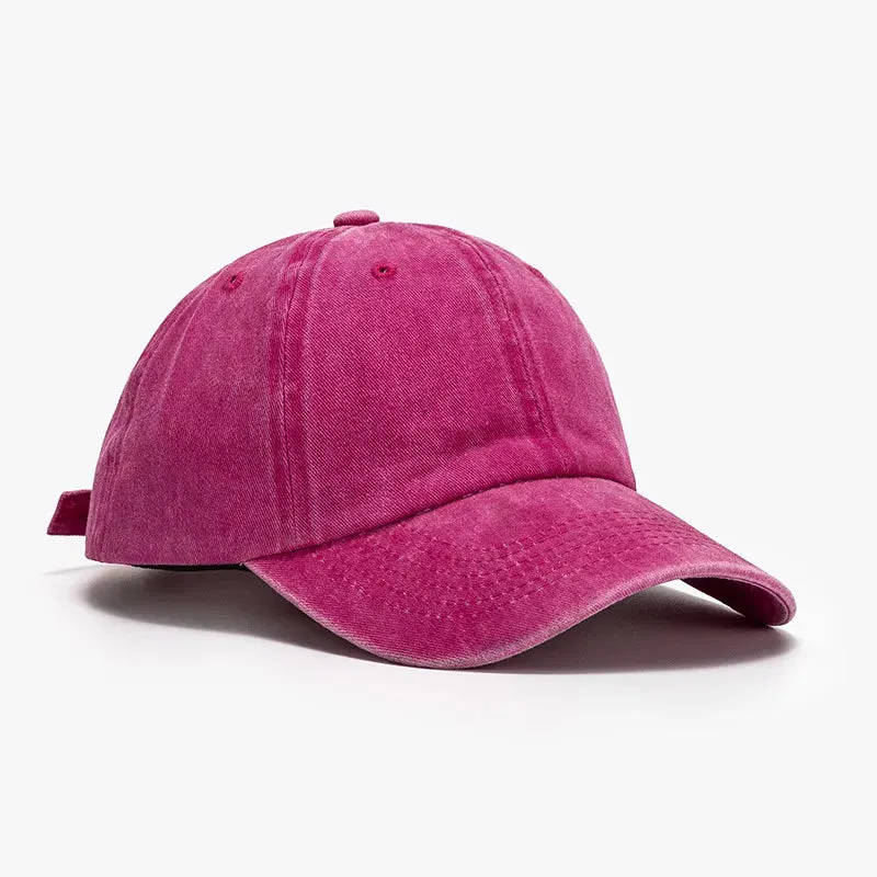Washed Curved-Brim Baseball Cap sold by Unique Kulture