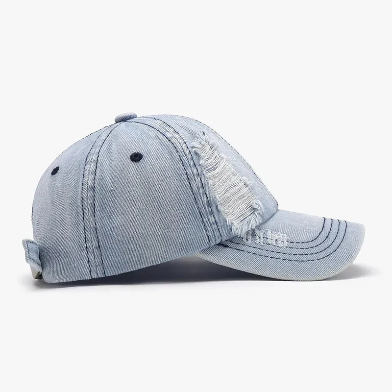 Distressed Cotton Baseball Cap sold by Unique Kulture product image thumbnail 4
