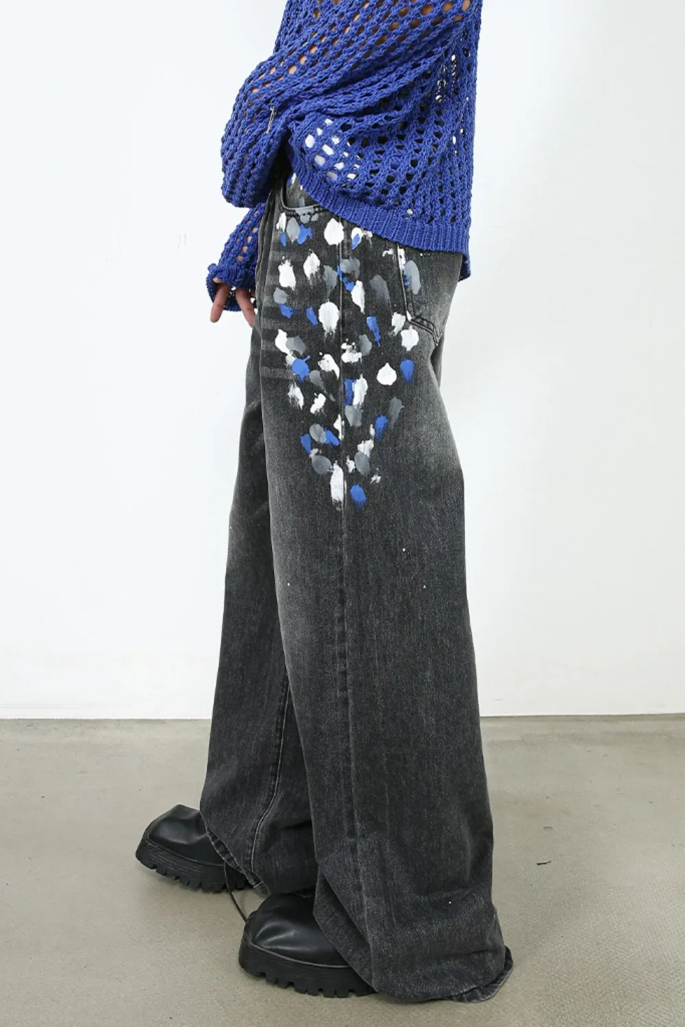 Men's Wide Leg Jeans sold by Unique Kulture product image thumbnail 4