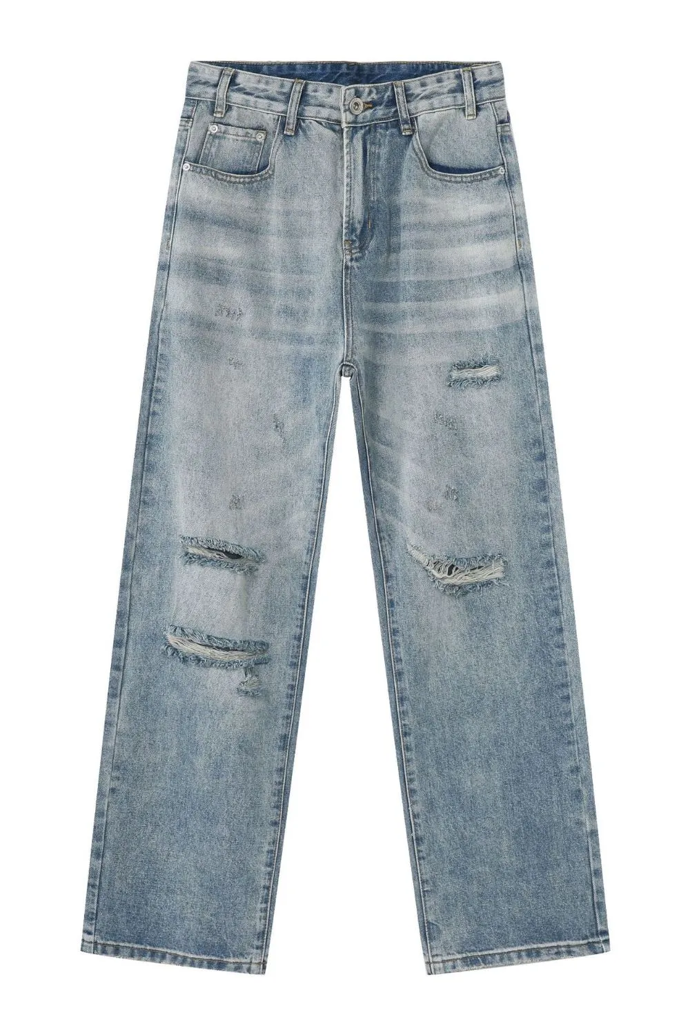Men's Distressed Jeans with Pockets sold by Unique Kulture product image thumbnail 5