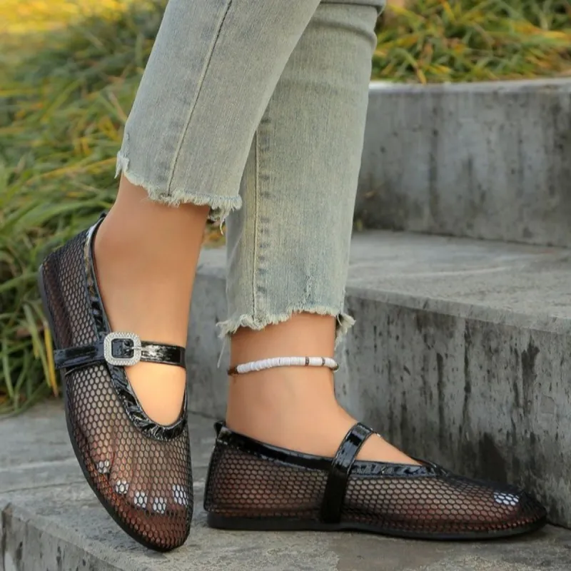 Round Toe Flats Sandals sold by Unique Kulture