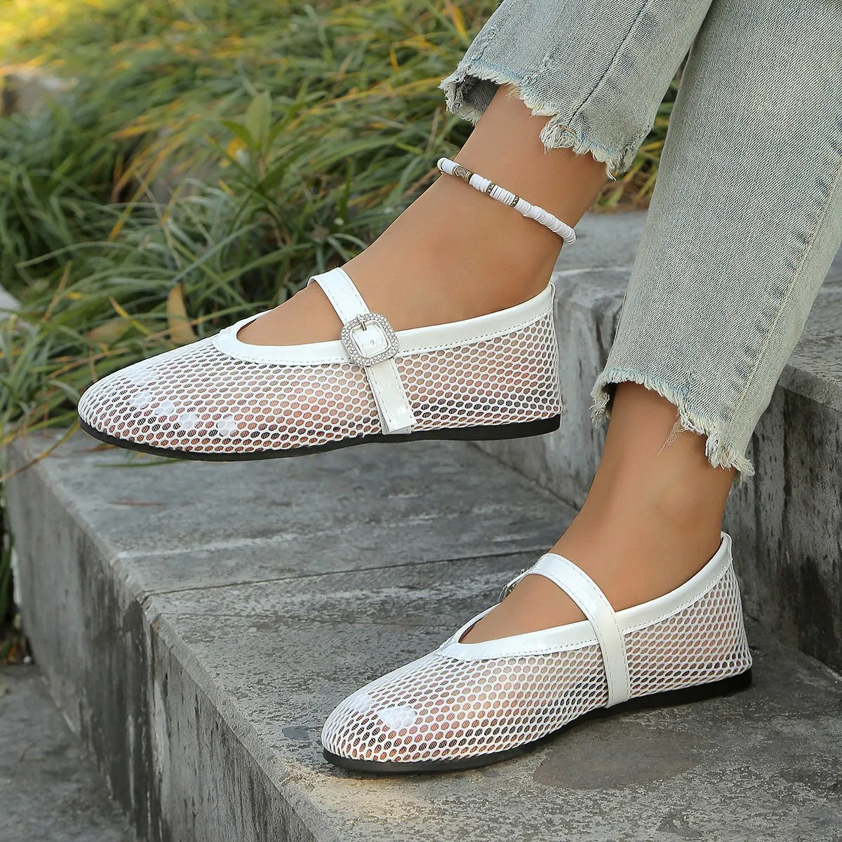 Round Toe Flats Sandals sold by Unique Kulture product image thumbnail 2