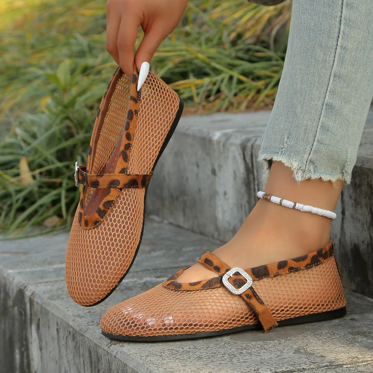 Round Toe Flats Sandals sold by Unique Kulture product image thumbnail 4