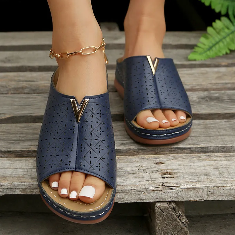 Open Toe Flats Sandals sold by Unique Kulture product image thumbnail 5