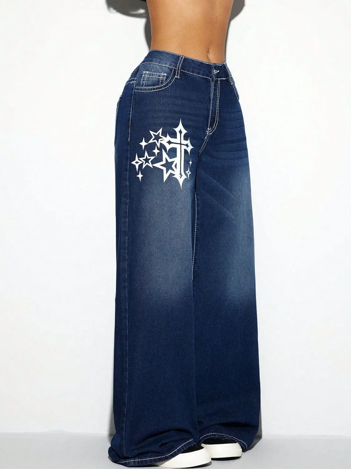 Cross Wide Leg Jeans sold by Unique Kulture product image thumbnail 3