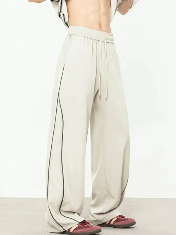 Men's Contrast Straight Sweatpants sold by Unique Kulture