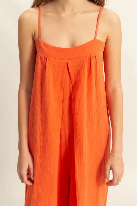 HYFVE Double Gauze Super Flowy Cami Jumpsuit sold by Unique Kulture product image thumbnail 5