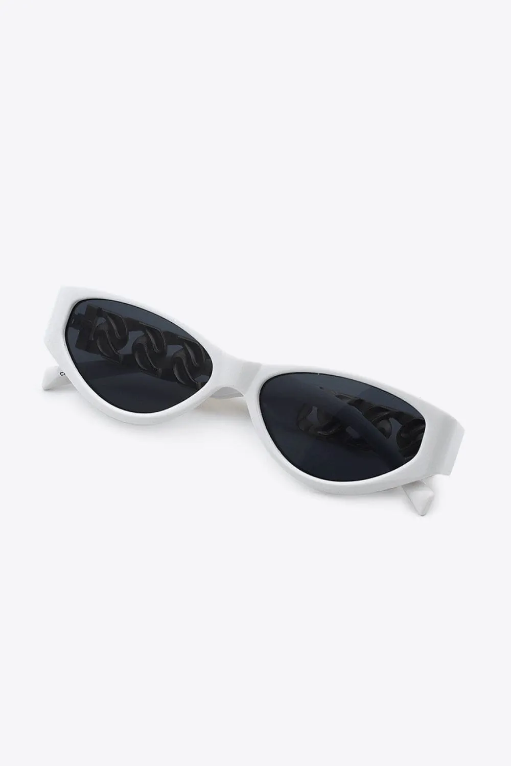 Chain Detail Temple Cat Eye Sunglasses sold by Unique Kulture product image thumbnail 2