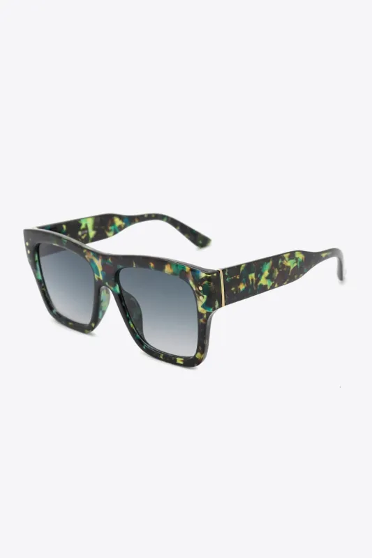 UV400 Patterned Polycarbonate Square Sunglasses sold by Unique Kulture