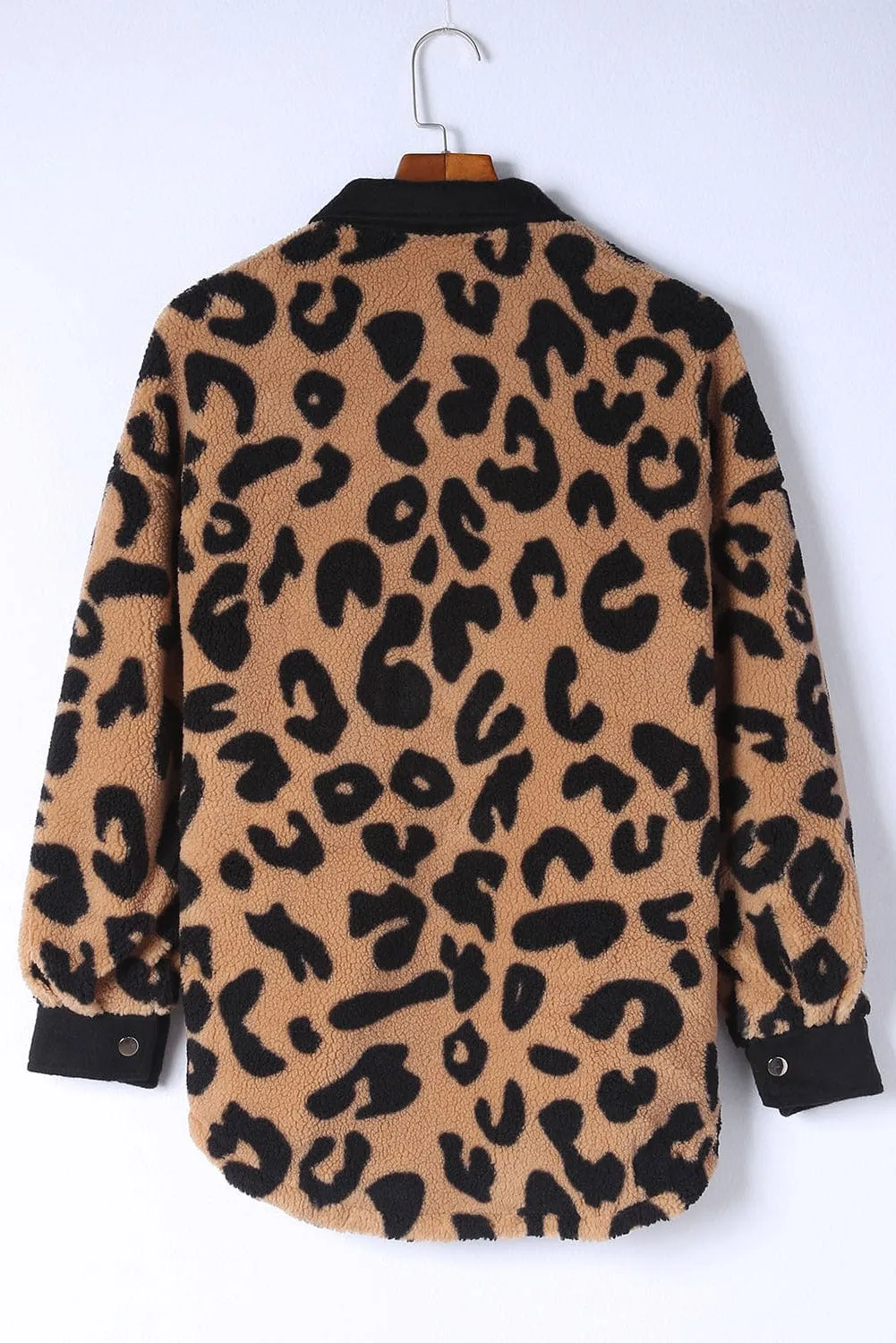 Leopard Button Up Long Sleeve Jacket sold by Unique Kulture product image thumbnail 5