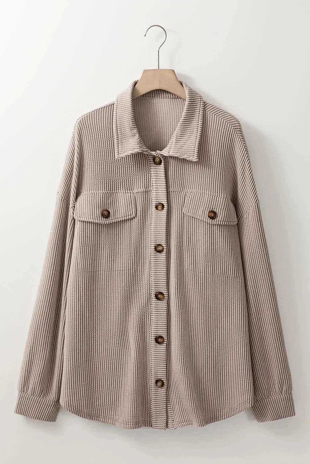 Plus Size Button Up Long Sleeve Jacket sold by Unique Kulture product image thumbnail 5