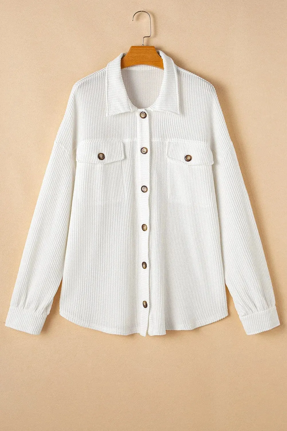 Plus Size Button Up Long Sleeve Jacket sold by Unique Kulture product image thumbnail 2