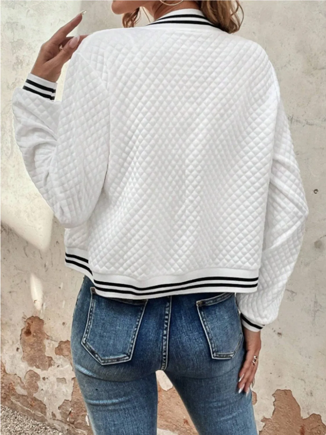 Zip Up Long Sleeve Jacket sold by Unique Kulture product image thumbnail 2