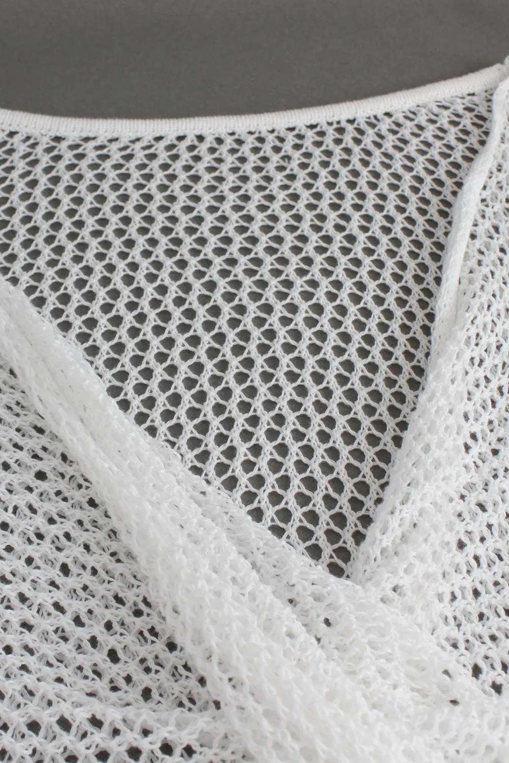 Twisted Backless Round Neck Knit Cover Up sold by Unique Kulture product image thumbnail 3