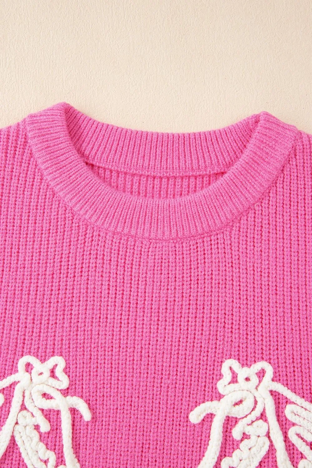 Western Horse Embroidered Round Neck Sweater sold by Unique Kulture product image thumbnail 5