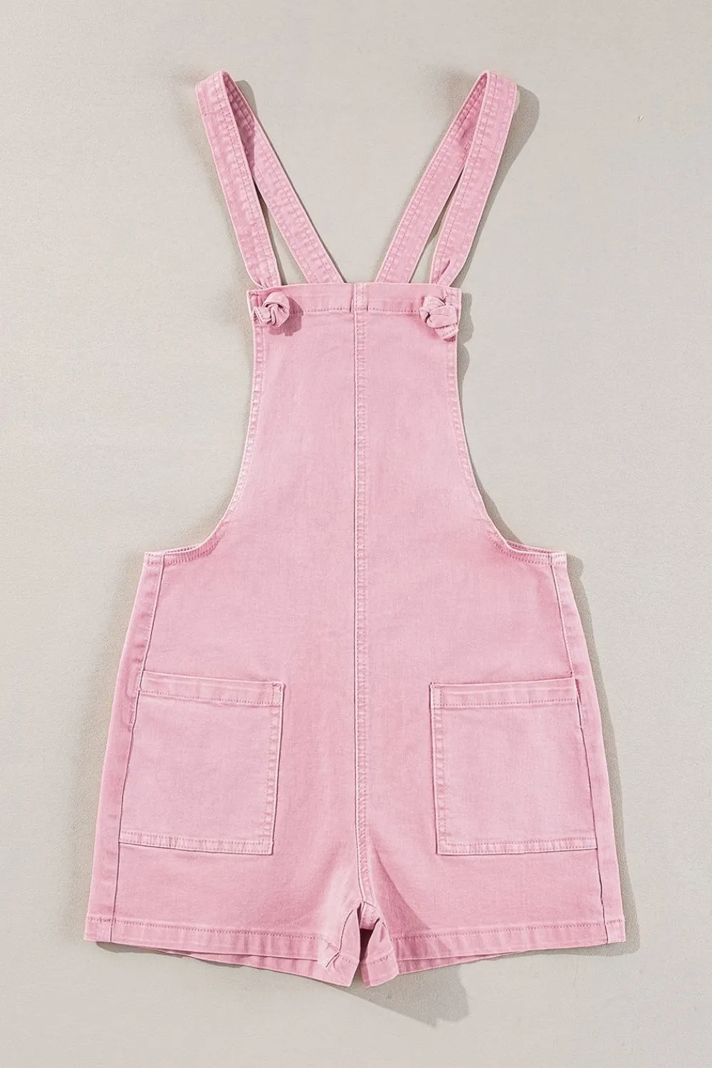 Knot Straps Denim Overalls with Pockets sold by Unique Kulture product image thumbnail 5