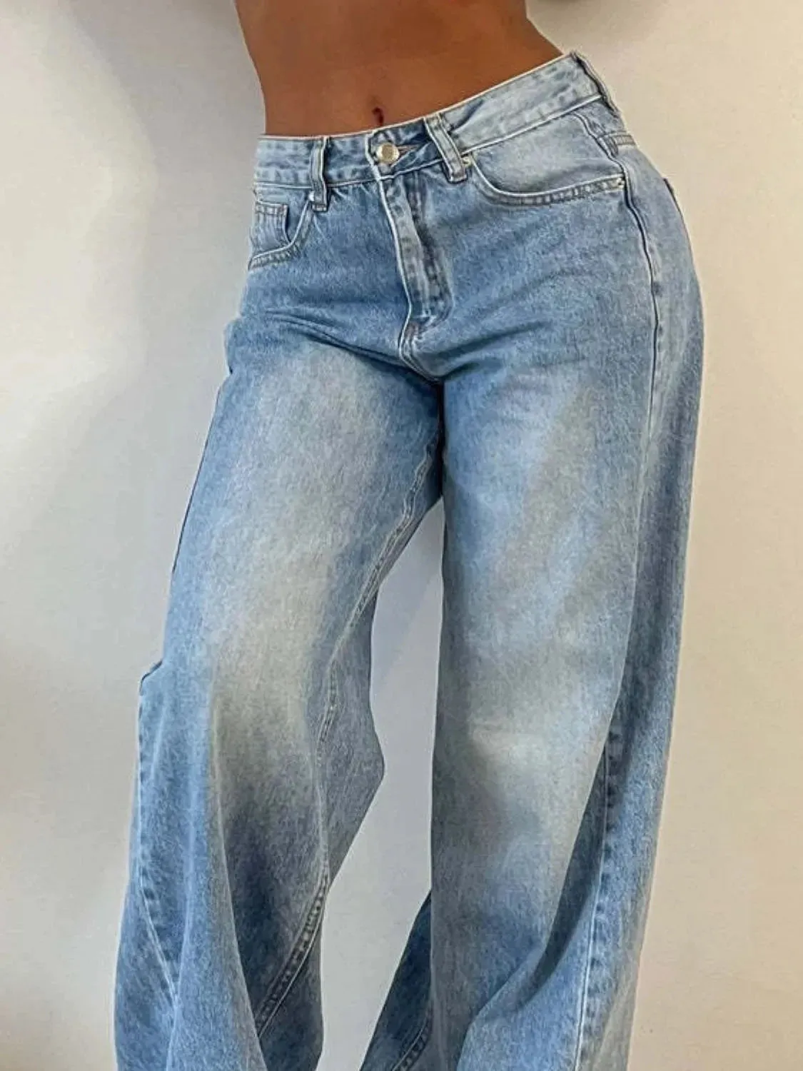 Wide Leg Jeans with Pockets sold by Unique Kulture product image thumbnail 3