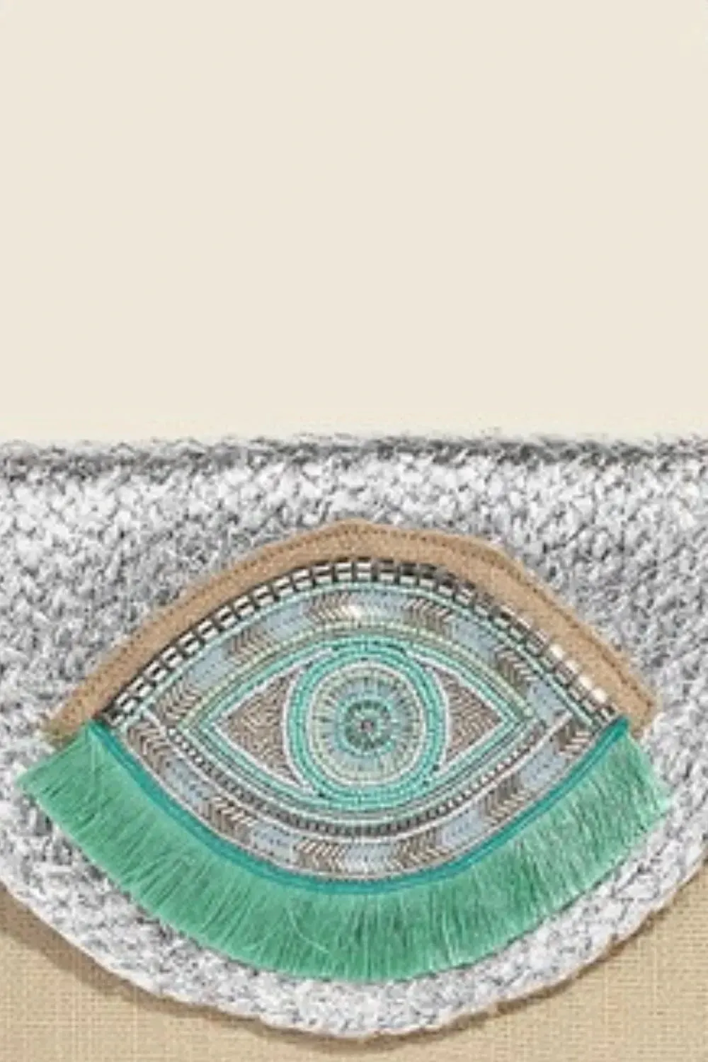 Fame Boho Beaded Eye Pattern Envelope Bag sold by Unique Kulture product image thumbnail 3