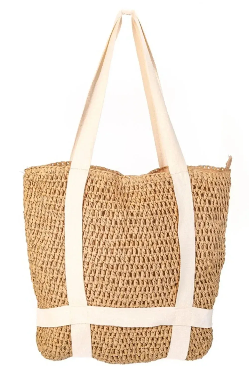 Fame Straw Braided Hat Carrier Tote Bag sold by Unique Kulture