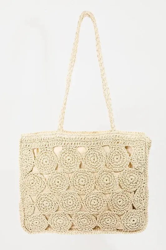 Fame Square Braided Pattern Tote Bag sold by Unique Kulture product image thumbnail 4