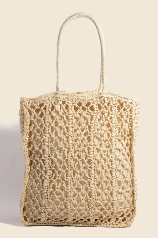 Fame Intricate Braided Tote Bag sold by Unique Kulture