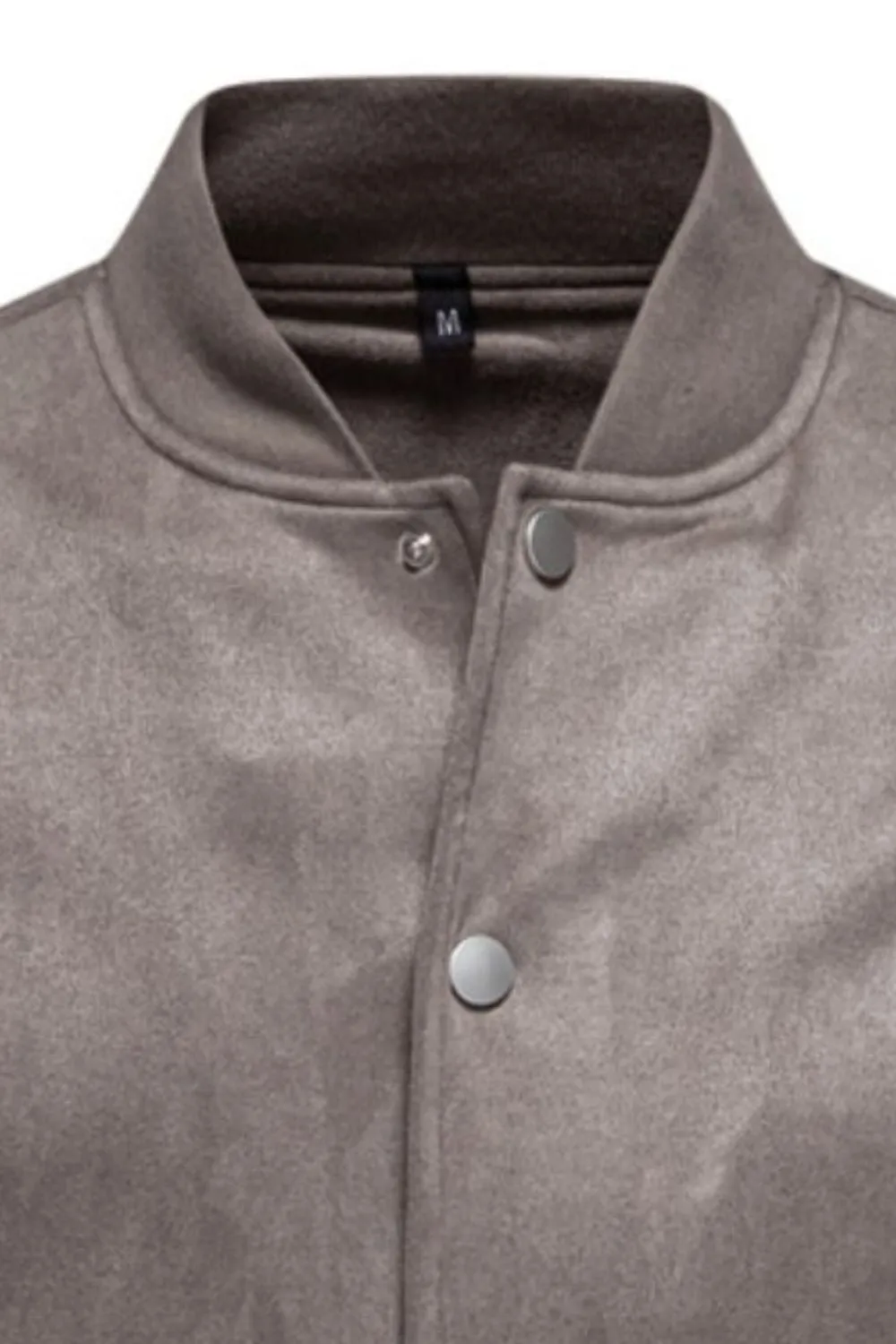 Men's Baseball Collar Snap Down Jacket sold by Unique Kulture product image thumbnail 5